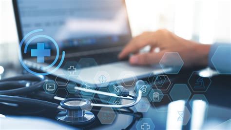 Immagine concettuale della diagnosi di un computer, con laptop e stetoscopio